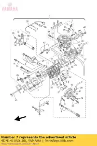 yamaha 4DN1410A0100 kit de démarrage - La partie au fond