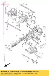 Aquí puede pedir conjunto de carburador de Yamaha , con el número de pieza 2MH149001000: