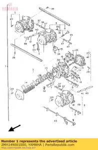 Yamaha 2MH149001000 carburateur - Onderkant