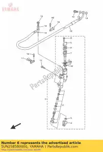 yamaha 5UN2585B0000 plaat, diafragma - Onderkant