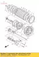 5WM163710000, Yamaha, boss, embrayage yamaha xjr 1300 2004 2005 2006 2007 2008 2009 2010 2011 2015 2016, Nouveau