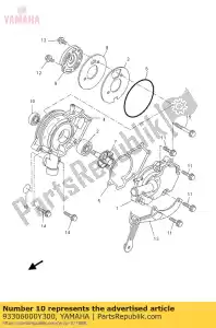 yamaha 93306000Y300 bearing - Bottom side