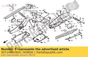 Honda 50714KRJ900 bar,l p.step - Bottom side