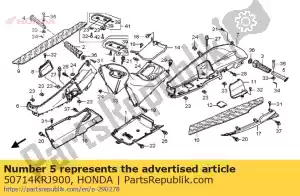 Honda 50714KRJ900 bar, l p. étape - La partie au fond