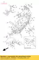 4XV2151101P1, Yamaha, guardabarros delantero yamaha yzf r 1000 1998 1999 2000 2001, Nuevo