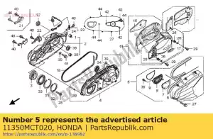 honda 11350MCT020 dekking ass., l. fr. (framenummer) - Onderkant