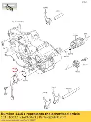 Aquí puede pedir switch-comp, neutral de Kawasaki , con el número de pieza 131510037: