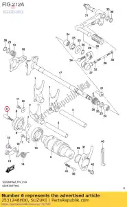 Suzuki 2531248H00 tapón, cambio c - Lado inferior