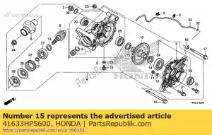 Honda 41633HP5600 calço c, coroa (0,60) - Lado inferior