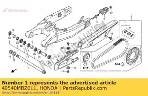 honda 40540MBZ611 corrente, unidade (did525vm2120zb) - Lado inferior