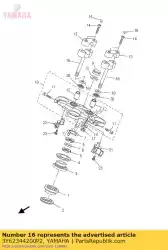 Aqui você pode pedir o suporte, alça inferior em Yamaha , com o número da peça 3Y62344200P2: