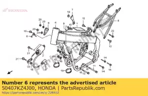 honda 50407KZ4J00 support, support de tête - La partie au fond