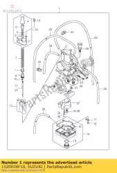 Aquí puede pedir conjunto de carburador de Suzuki , con el número de pieza 1320036F10: