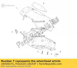 Tutaj możesz zamówić tapón der. Od Piaggio Group , z numerem części 1B000074: