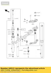 Aquí puede pedir tubo-tenedor interior de Kawasaki , con el número de pieza 440131098: