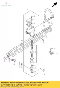 Suzuki 6948036F32 w??, hamulec tylny - Dół