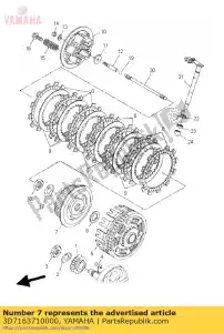 yamaha 3D7163710000 capo, frizione - Il fondo