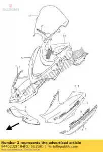 suzuki 9440232F104FX os?ona boczna, - Dół