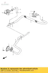 Qui puoi ordinare tubo flessibile, 2a aria va da Suzuki , con numero parte 1847117G00: