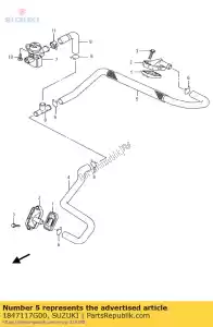 suzuki 1847117G00 tubo flessibile, 2a aria va - Il fondo