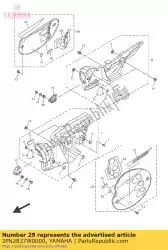 Tutaj możesz zamówić grill, wylot powietrza 2 od Yamaha , z numerem części 2PN2837W0000: