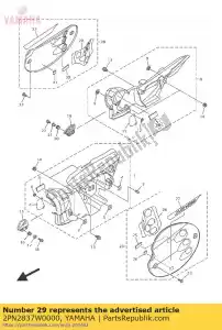 yamaha 2PN2837W0000 grill, wylot powietrza 2 - Dół