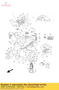 yamaha 2BEF42402000 graphic set - Bottom side