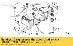 Here you can order the band,battery from Honda, with part number 80104MFFN00: