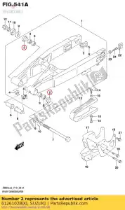 Suzuki 6126102B00 bush rr rami? - Dół