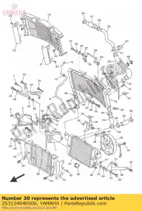 yamaha 2S3124640000 séjour, radiateur - La partie au fond