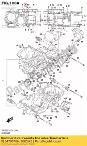 suzuki 015470670A boulon - La partie au fond