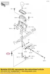 veer kvf750-a1 van Kawasaki, met onderdeel nummer 921450130, bestel je hier online: