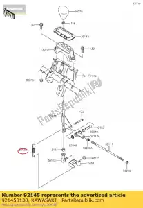 kawasaki 921450130 veer kvf750-a1 - Onderkant