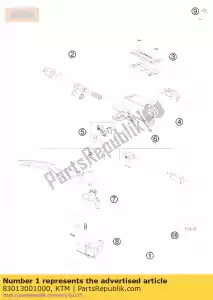 ktm 83013001000 si?ownik hamulca r?cznego magura 12mm - Dół