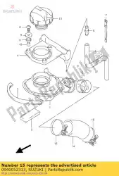 Qui puoi ordinare morsetto da Suzuki , con numero parte 0940052313: