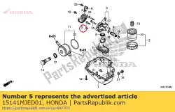 Aqui você pode pedir o corrente, bomba de óleo (did25h-70le) em Honda , com o número da peça 15141MJED01: