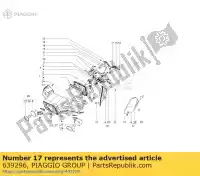 639296, Piaggio Group, fr. gire la lámpara de señalización vespa lx lxv s 50 125 150 2006 2007 2008 2009 2011, Nuevo