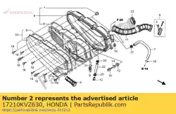 Ici, vous pouvez commander le élément comp., filtre à air auprès de Honda , avec le numéro de pièce 17210KVZ630: