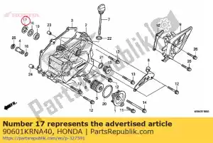 honda 90601KRNA40 circlip interno - Lado inferior