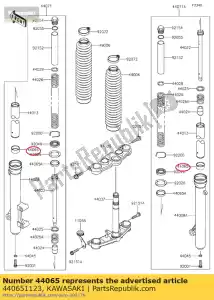 kawasaki 440651123 tuleja-przedni widelec, w bn125-a1 - Dół