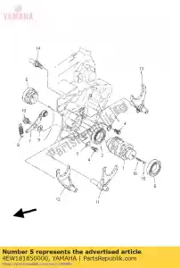 yamaha 4EW181850000 segmento - Il fondo