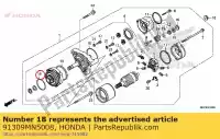 91309MN5008, Honda, oring, 59.6x2.4 honda  gl 1500 1800 1988 1989 1990 1991 1992 1993 1994 1995 1996 1997 1998 1999 2000 2001 2002 2003 2004 2005 2006 2007 2008 2009 2010 2012 2013 2017 2018 2019, Nuovo