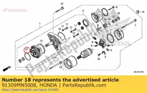 honda 91309MN5008 oring, 59,6x2,4 - Lado inferior