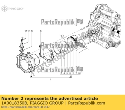 Aprilia 1A0018350B, Gruppe kolben-kolbenbolz, OEM: Aprilia 1A0018350B