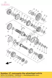 Here you can order the gear, 3rd wheel (34t) from Yamaha, with part number 5PS172310000: