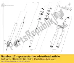 Here you can order the r-screw m8x25 from Piaggio Group, with part number 864521: