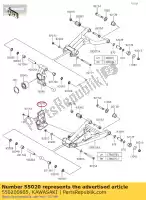 550200805, Kawasaki, 01 guard,rear arm kawasaki  800 2017 2018 2019 2020 2021, New