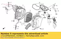 17210MEH000, Honda, Elemento, filtro dell'aria honda nsa dn01 a nsa700a 700 , Nuovo