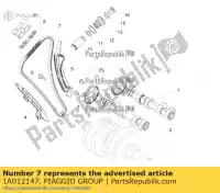 1A012147, Piaggio Group, timing chain aprilia ksua0 rs 660 abs (apac) tuono 660 (apac) zd4ksa00, zd4kvh, zd4ksg zd4ksue0 zd4xba00 zd4ztpiag 660 2020 2021 2022, New