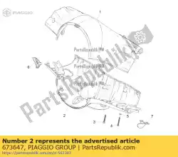 Tutaj możesz zamówić cubierta ni? Szy manillar od Piaggio Group , z numerem części 673647: